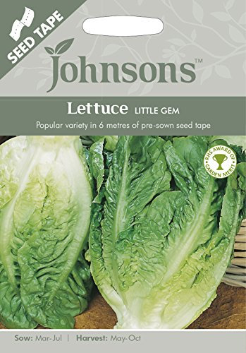 Johnsons 22224 Vegetable Seeds, Tape Lettuce Little Gem