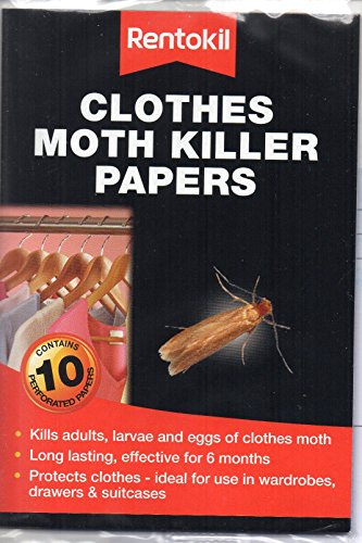 Rentokil Clothes Moth Killer Papers - Pack of 10