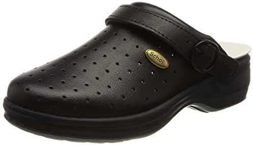 Scholl Unisex nya bonus medicinsk professionell träsko, marinblå, 9 UK