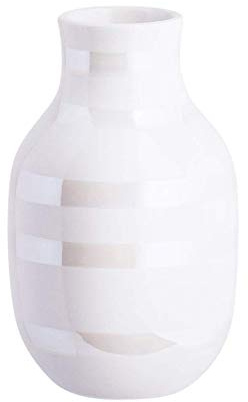 Kähler Omaggio Vase Klein, H: 12,5 cm (Pearl), Perlmutt