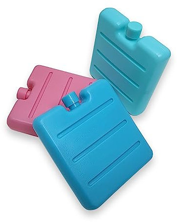 ToCi 3er Set Kleine Kühlakkus | Mini Kühl-Elemente für die Kühltasche Kühlbox | Kühl-Akku - platzsparende Kühlelemente für die Brotdose Lunchbox