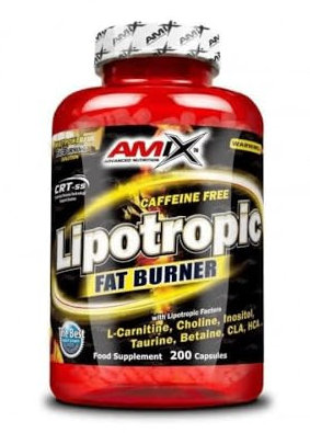 AMIX - Suplemento Deportivo - Lipotropic Fat Burner en Formato de 200 Cápsulas - Gran Aporte de Energía y Mejora la Resistencia - Acelera el Metabolismo