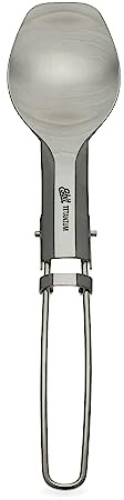 Esbit Titan Löffel - Camping Besteck Klappbar - leichtes Camping Geschirr - Klappbesteck