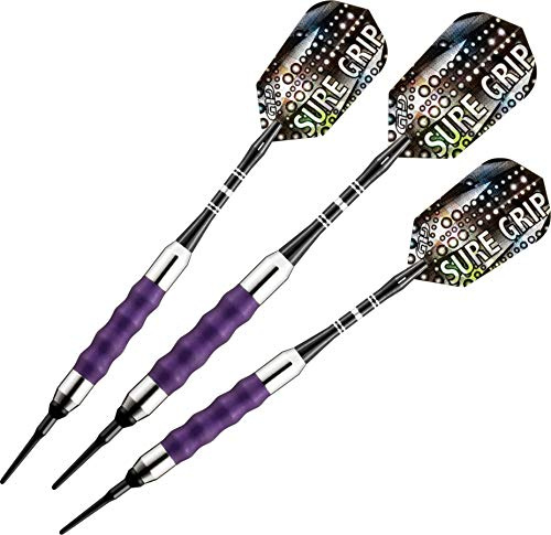 Viper by GLD Products Purple Sure Grip Soft Tip Darts, 18 Grams (20-0009-18)