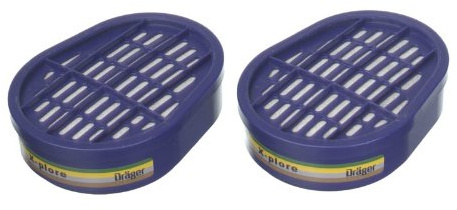 Dräger ABEK1 Gasfilter für Halbmaske X-plore 3300, 3500 oder Vollmaske 5500 - 2 Stück Packung