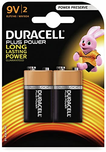 2 x Duracell Batteries 3 Blisters Duralock 9 V MN1604 6LR61 Power Plus