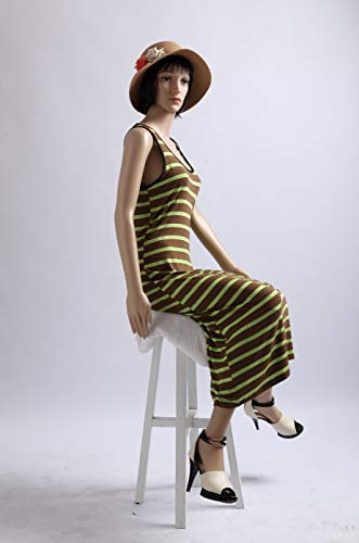 Eurotondisplay SF-6 manichino Femminile Seduto Due Parrucche in Omaggio Sgabello Colore della Pelle