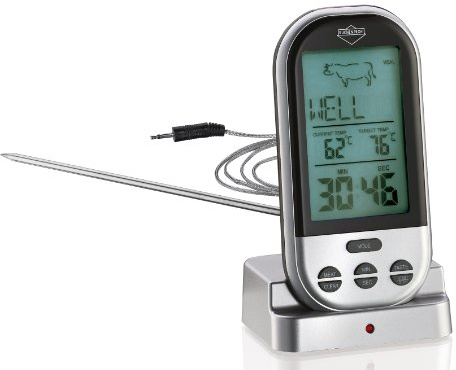 Küchenprofi Bratenthermometer Profi, Fleischthermometer, Digital in Silber, Edelstahl, 1 - Pack, 10 6568 00 00