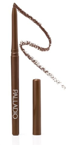 Palladio Waterproof Screw Out Eye Pen, Rich in Pigments and Creamy, Easy to Use, Long-Lasting and Smudge-proof Eyeliner, Brownie