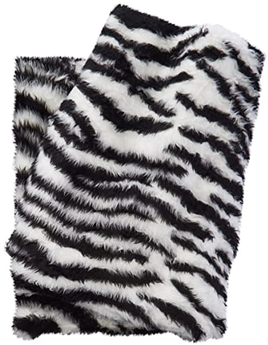 Animal Fun Kunstpelz Stoff Material - Zebramuster - Zebra, 1Mtr - 150cm x 100cm