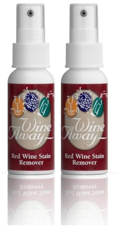 Wine Away rött vin fläckborttagare, spray och tvätt för att försvunna fläckigt vin ute noll lukt, 2 uns, set med 2