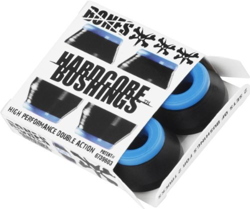 Bones Hardcore Black Skateboard Bushings - Soft