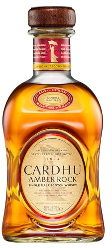 Cardhu Amber Rock Single Malt Scotch Whisky, mit Geschenkverpackung, handgefertigt in der schottischen Speyside, 40 % Vol, 700ml Einzelflasche