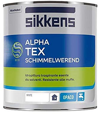 Sikkens Acquerello, Alpha Tex Schimmelwerend Sf - Bianco Bianco Lt. 10, 3119988031