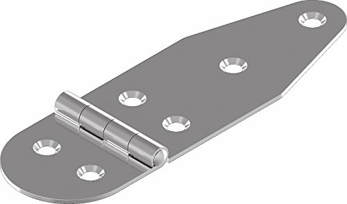 ARBO-INOX® - Charnière en acier inoxydable - Poinçonnée - 130 x 40 mm - Inoxydable