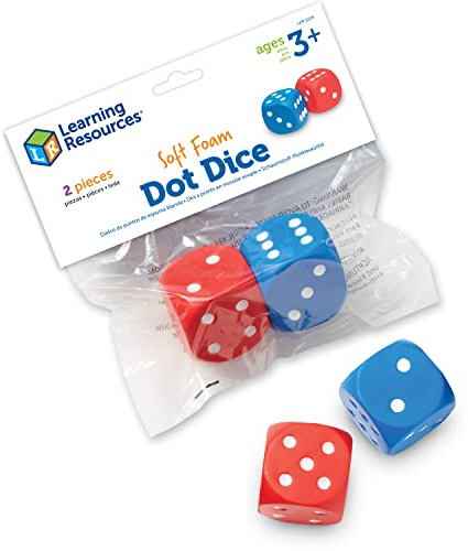 Learning Resources Foam Dot Dice
