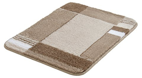 Kleine Wolke Badteppich Padova, 50 x 65 cm, Taupe