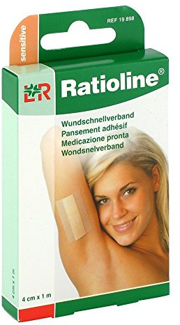 Ratioline Sensitive Wundschnellverband 4cm x 10cm, 1 St