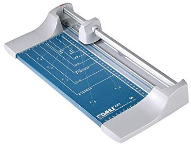 Dahle 507 Papierschneider (Bis DIN A4, 8 Blatt Schneidleistung, altes Modell ) blau