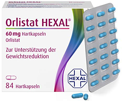 Orlistat HEXAL® 60 mg Hartkapseln (84 St.) | Effektiver abnehmen | Mit 3-fach-Wirkung