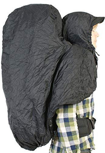 Bach Hooded Raincover Regenhülle (Black), M