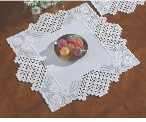 Permin Hardanger Tischdecke Stickpackung Hardanger Zählmuster, Multifarbig