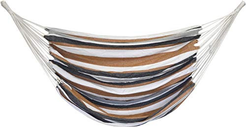 AMANKA XL Hängestuhl 110x145 cm aus 100% Baumwolle - Hängesessel bis 150 kg belastbar - Hängesitz für Kinder und Erwachsene - Für Kinderzimmer, Wohnzimmer, Garten, Balkon, Terrasse, Indoor, Outdoor