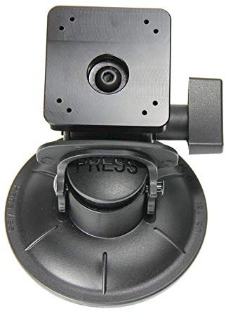 Brodit Fahrzeughalter | Saugnapfhalterung 215712 | Made IN Sweden | für linkslenkende Fahrzeuge | passt Gerätehalter, schwarz