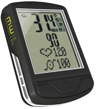 Echowell Fahrrad Computer MW 10 G, schwarz