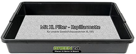 GREEN24 KM-XL565 Kapillar Gewächshaus-Wanne Profi wasserdicht für die automatische Bewässerung der Pflanzen per Kapillarmatte