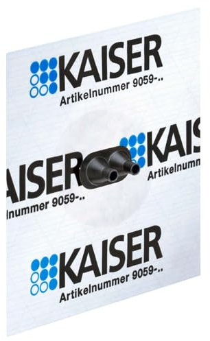 Kaiser - Luftdichte Muffe, Durchmesser 4-8 mm, 2 Kabel/Rohr