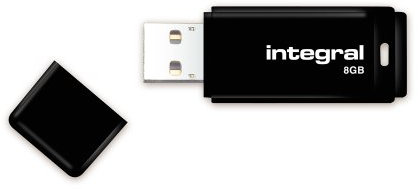 Integral - Clé 8 Go USB 2.0 Noir