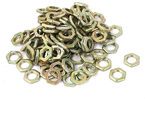 sourcing map M7x 0,75x 2mm Carbon Stahl Sechskantmuttern Verschluss DE | Schrauben Schrauben, DE