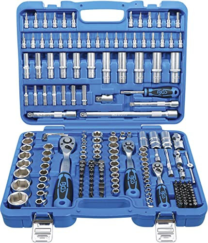 BGS 2243 Set chiavi a tubo 6,3 (1/4) + 10 (3/8) + 12,5 (1/2), 192 pezzi profil Pro Torque®