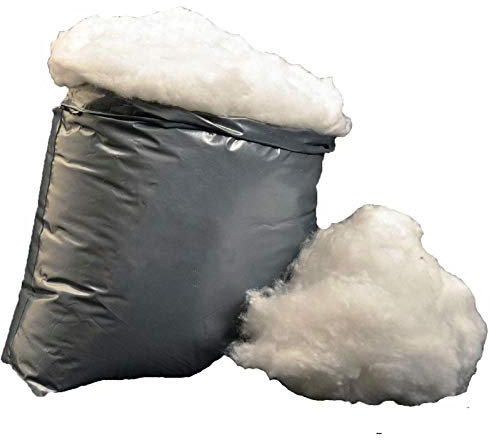 SK MERCHANDISE High Grade - 1 Kilo kg - Hollow Fibre Stuffing/Filling/Fill Toys, Pillows, Cushion Covers (HOLLOWFIBRE-1KG)