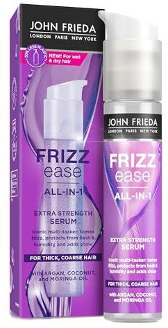 John Frieda Frizz Ease All-in-1 Extra Strength Serum 50ml for Thick Coarse Hair