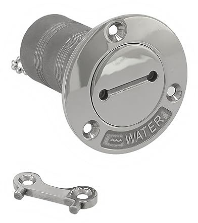Tankstutzen Ø 38 mm Edelstahl, Wasser | Ø 38 mm Edelstahl