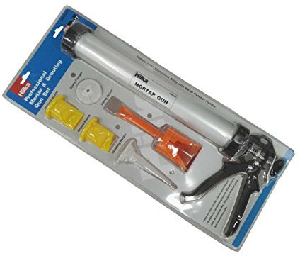 Hilka 66855006 Professional Mortar & Grouting Gun Set, Color May Vary