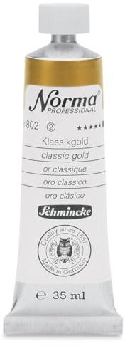 Schmincke – Norma® Professional - feinste Künstler-Ölfarben, Klassikgold - 35 ml