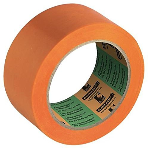 Ruban adhésif PVC orange 75mm x 33 mètres