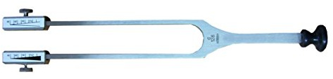 Stimmgabel für Mediziner Rydel-Seiffer mit abnehmbare Dämpfer c128/64 Hz Made in Germany