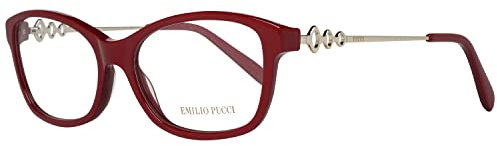 Emilio Pucci Unisex-Erwachsene EP5042 068 53 Brillengestelle, Rot (ROSSO)