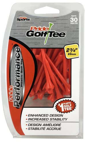Pride Golf Tee Evolution Golf Tees, Citrus Orange