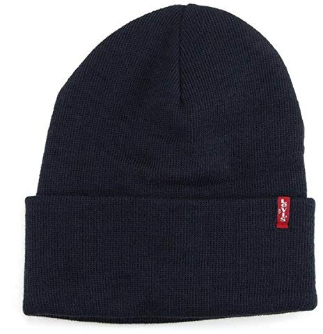 Levi's Slouchy Red Tab Beanie, Berretto Unisex - Adulto, Blu (Navy Blue), Taglia unica