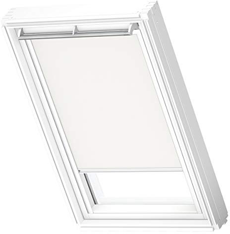 VELUX Verdunkelungsrollo Dachfenster F04 weiß mit weißer Führungsschiene