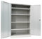 Schrank & Stuhl Werkzeugschrank Obelixxx – Werkstattschrank mit 4 höhenverstellbaren Fachböden, Stahlschrank für Werkzeuge, 195 x 120 x 50 cm (H x B x T), Grau