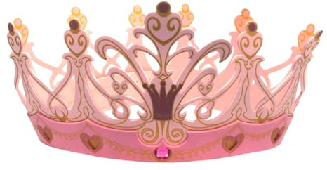 Liontouch - Königin Rosa Krone für Mädchen | Für Kinder von 3-8 Jahren – Größenverstellbar | Pinkes Accessoire für Verkleidung, Prinzessinnenkostüme & festliche Kleider | Aus langlebigem Schaumstoff