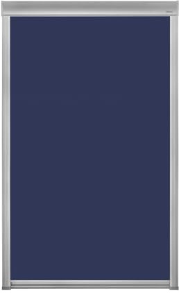 FAKRO - Verdunkelungsrollo ARF - 78x118 - Marineblau 051 - Sonnenschutzrollo eleganter und dekorativer Stoff - lässt kein Licht durch - reduziert den Wärmeverlust im Winter