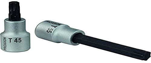 PROXXON 23495 TORX Einsatz Bit TX40 100mm lang Antrieb 12,5mm (1/2')