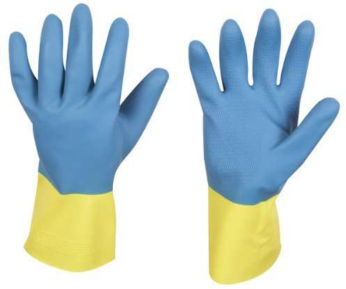 Chemie Schutzhandschuhe 12 Paar Pack - Gr. 9 (L)